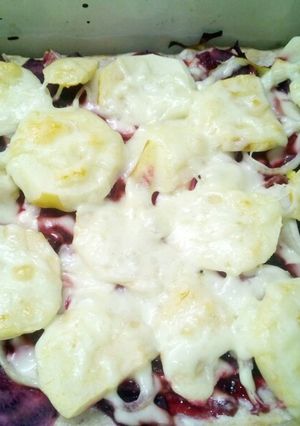 Almás céklás pizza recept fotója
