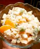 Фруктовый салат с мороженым