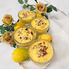A picture of NO-COOK MANGO RASMALAYE.