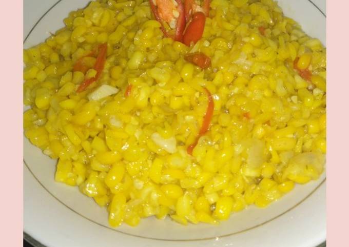 Cara Memasak Serondeng Jagung Enak Terbaru