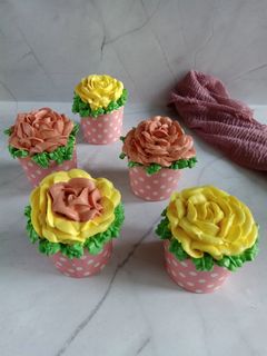 Foto resep Cupcake Flower Buttercream