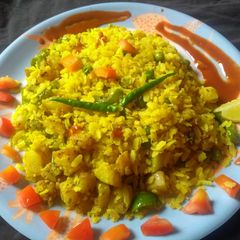 A picture of Vegetables Poha.