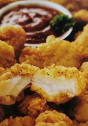A picture of Nutty Chicken Balls.