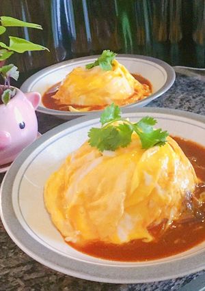 Hình của món Cơm trứng chiên.. nhanh, gọn.