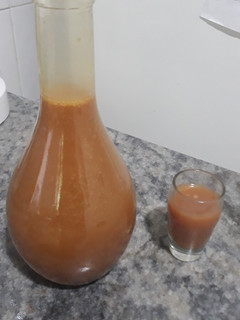 Una foto de Licor de dulce de leche casero