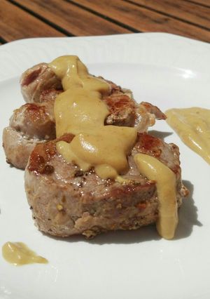 Una foto de Solomillo de cerdo a la mostaza