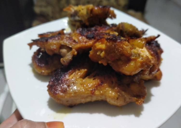 Ungkep ayam panggang pedas manis