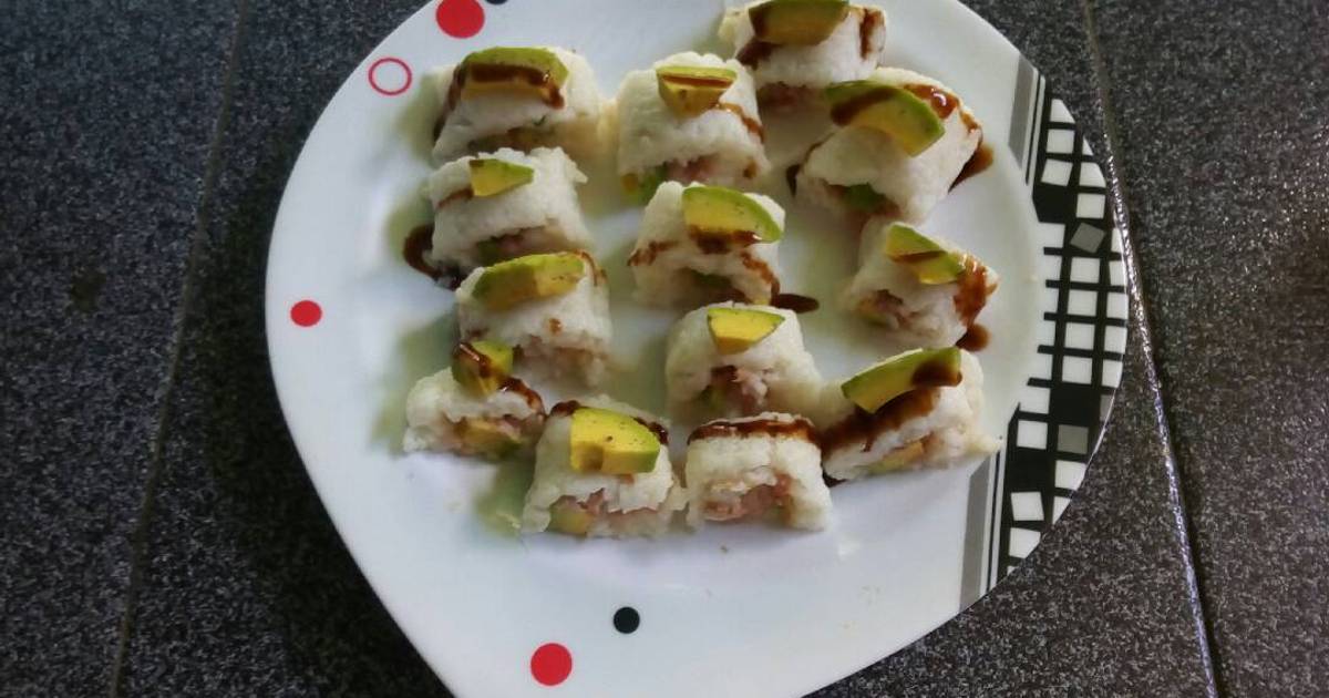 sushi de platano