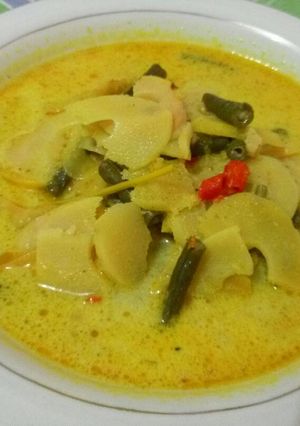 Foto resep Sayur rebung bersantan