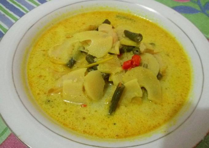 Resep Sayur rebung bersantan, Sempurna
