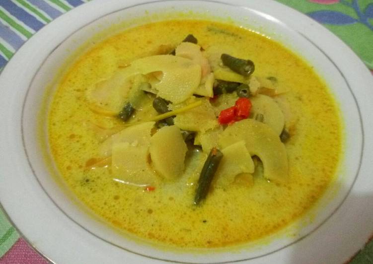 Resep Sayur rebung bersantan, Lezat