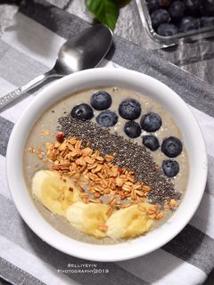 Foto resep Smoothie brokoli/pisang/ blueberry