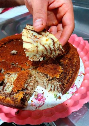 عکسی از دستور کیک زبرا ماست🥮