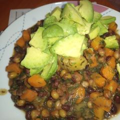 A picture of Dad's Githeri.