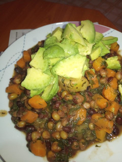 A picture of Dad's Githeri.