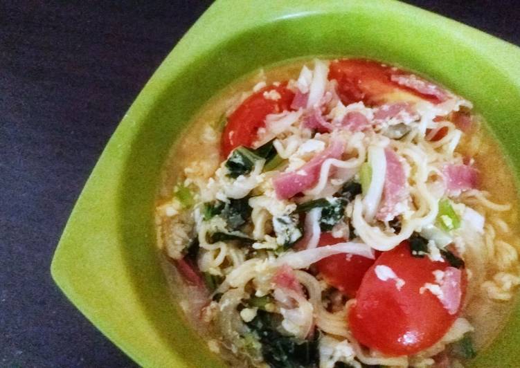 Steps to Prepare Homemade &#34;Healthy&#34; Instant Noodle