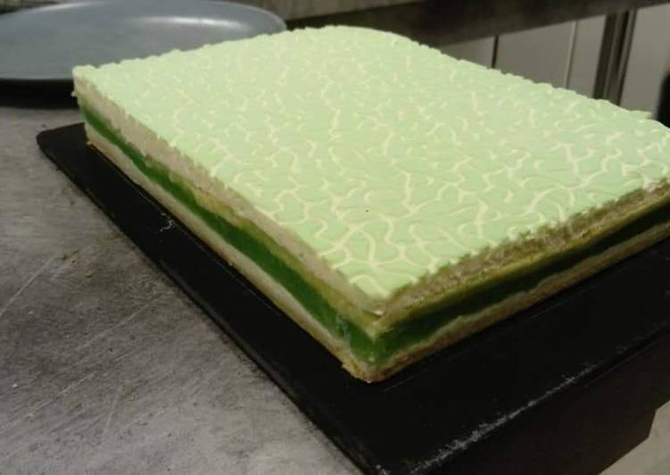 Entremets Pomme Verte Chocolat Blanc