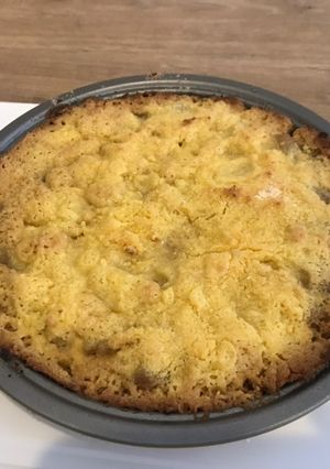 Una foto de Torta de pera sin gluten