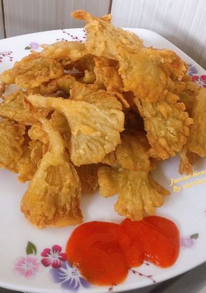 Foto resep 91.Jamur tiram crispy
