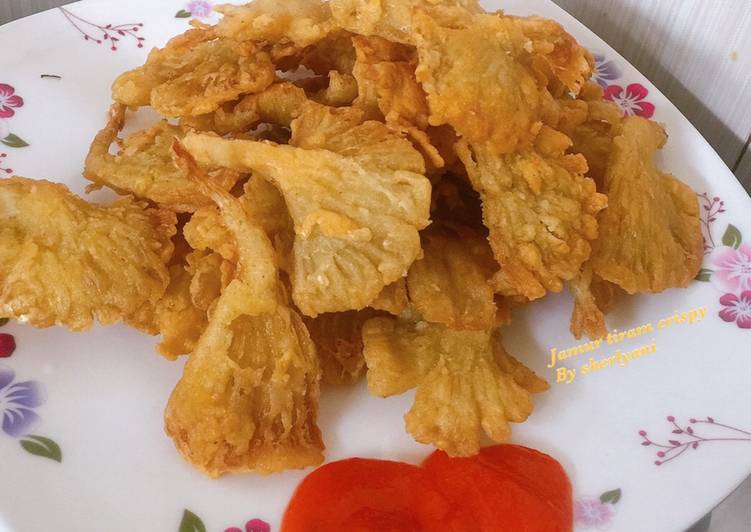 Resep masakan 91.Jamur tiram crispy | Cara Membuat 91.Jamur tiram crispy Yang Lezat