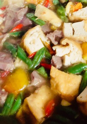 Foto resep Asem Asem Baby Buncis Daging
