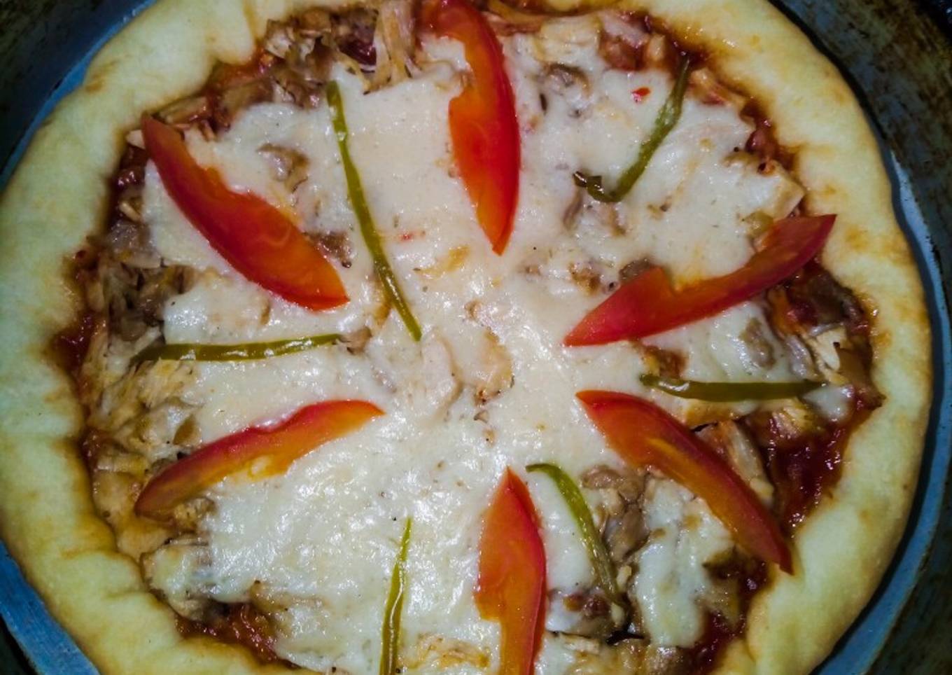 White Chicken Pizza