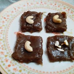 A picture of Banana Halwa.