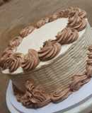 Chocolate whipped cream frosting