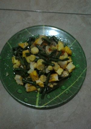 Foto resep Tumis kacang panjang,tahu dan jagung muda
