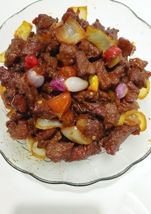 Foto resep Sate sapi goreng