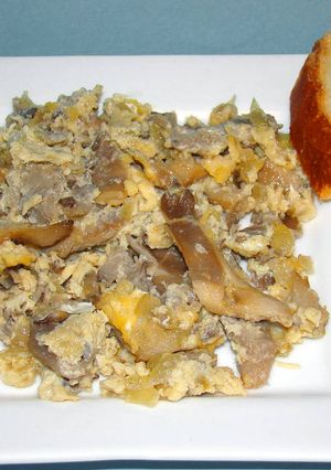 Tojásos laska gomba recept fotója