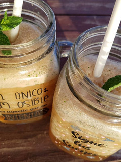 Una foto de Sorbete de mojito thermomix
