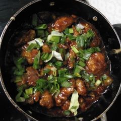A picture of Dragon Chicken.