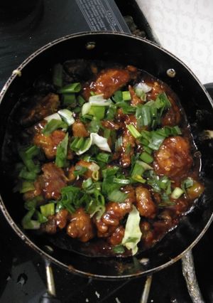 A picture of Dragon Chicken.