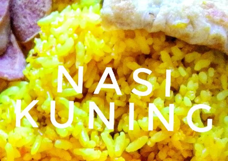 Cara Gampang Menyiapkan Nasi Kuning Goreng🍚, Enak