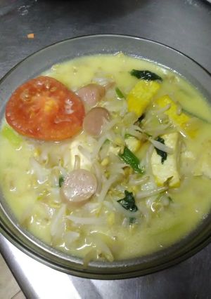 Foto resep Tahu tauge kuah santan