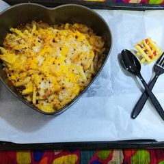 A picture of Pizza fries.