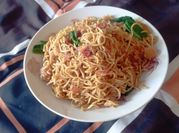 Gambar mie goreng minyak wijen