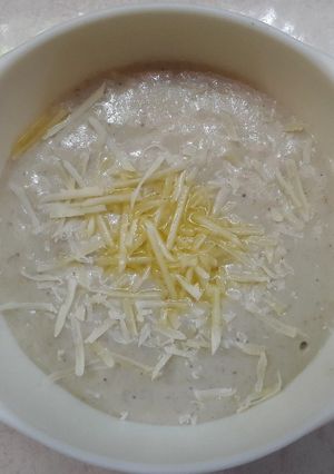 Foto resep Mpasi 4⭐ 8M+ 🌾🐟🍆🍃🧀🍾
