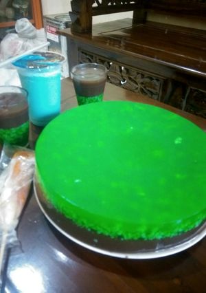 Foto resep Puding lumut coklat yummy #bikinramadanberkesan 14
