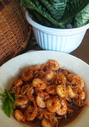 Foto resep Udang Goreng Mentega Saus Inggris