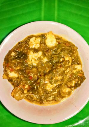 A picture of Spinach (palak Paneer).