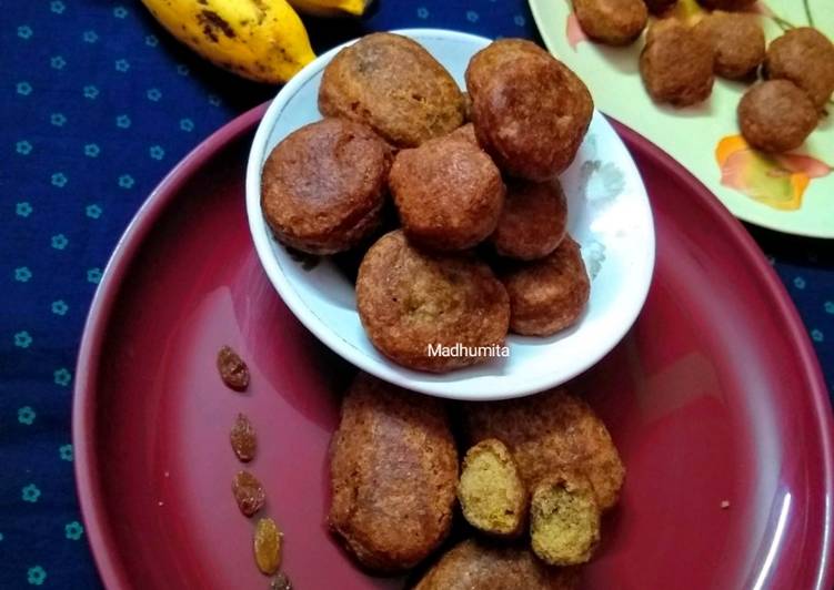 How to Make Quick Banana Gulgule