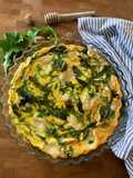 ☆Fritatta Chèvre, Noix, Mesclun et Miel☆