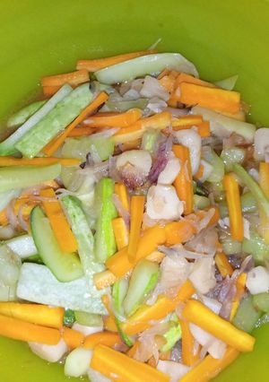 Foto resep Tumis timun wortel saus tiram