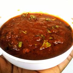 Nigerian Curry Leaf Stew A picture of Nigerian Curry Leaf Stew.