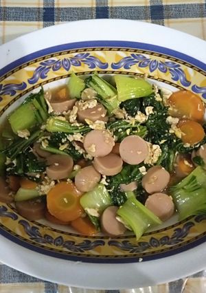 Foto resep Capcay Sosis