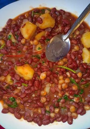 A picture of Githeri waruu.