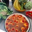 Clafoutis de Tomates Cerises