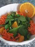 🥗 Ensalada de berro, rúcula, 🥕 y 🍊 - by Lou